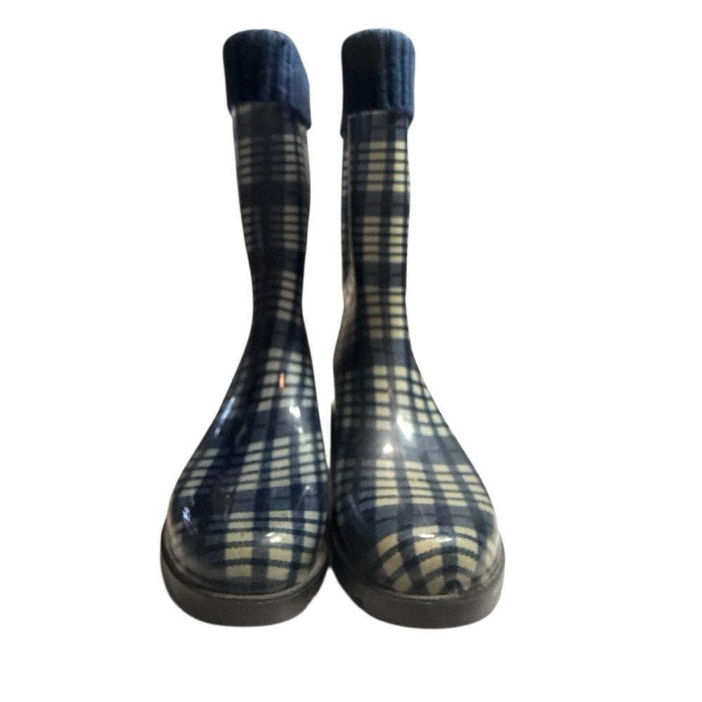 Dallas Cowboys Plaid Rain Boots Size Medium (Women's 7/8) - Picture 6 of 11